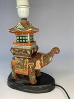 Satsumaware vintage olifant schemerlampvoet, Ophalen of Verzenden