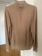 Heren trui lange mouw en korte rits, Kleding | Heren, Truien en Vesten, Maat 52/54 (L), Beige, Est 1816, Nieuw