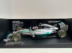 1:18 Minichamps Mercedes AMG W05 Lewis Hamilton 2014 F1, Ophalen of Verzenden, Zo goed als nieuw, Auto, MiniChamps