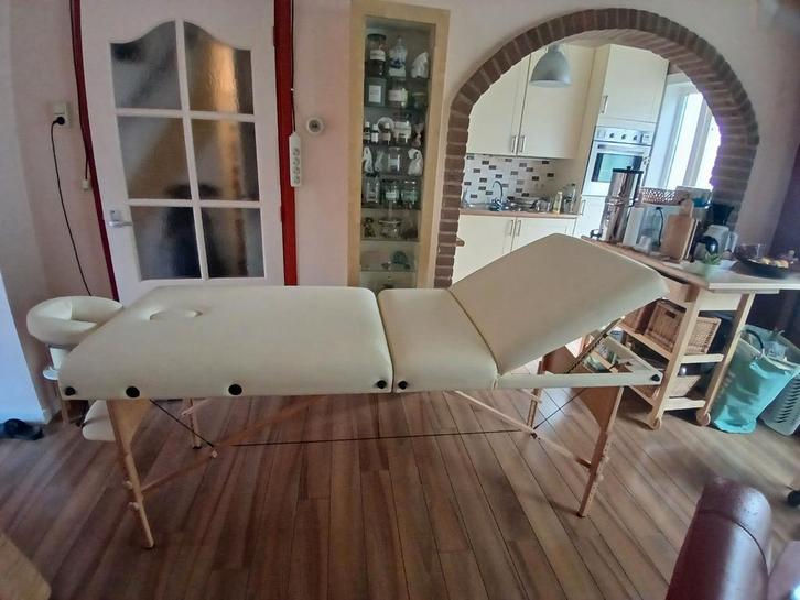 Stevige massagetafel extra dik, Sport en Fitness, Massageproducten, Zo goed als nieuw, Massagetafel, Ophalen