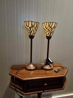 2 Schemerlampjes - Nette Staat - 45cm Hoog, Antiek en Kunst, Antiek | Lampen, Ophalen of Verzenden