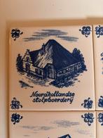 4 Vintage Sphinx Tegeltjes Boerderijen - Set, Ophalen of Verzenden