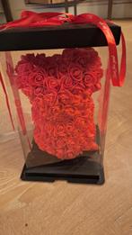 Schattige rozenbeer - Perfect cadeau!, Kunststof, Nieuw, Ophalen of Verzenden, Minder dan 25 cm