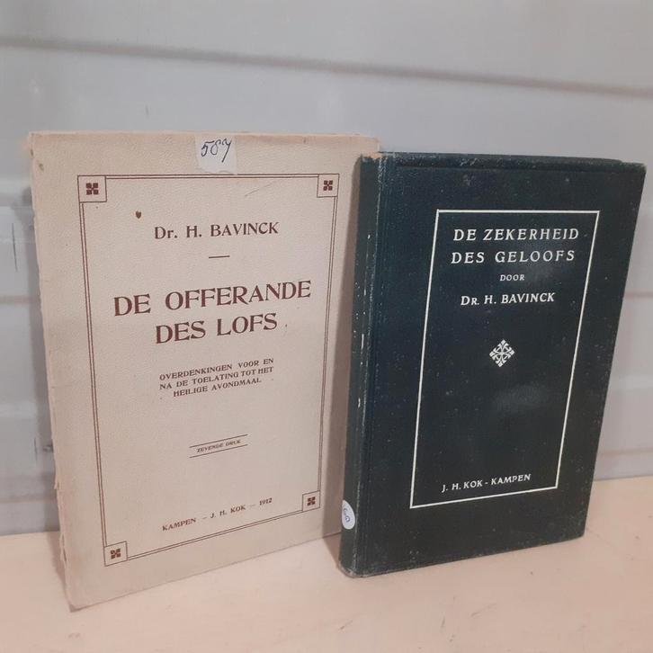 Nr. 160 Dr. H. Bavinck. Twee boeken., Boeken, Godsdienst en Theologie, Gelezen, Christendom | Protestants, Ophalen of Verzenden