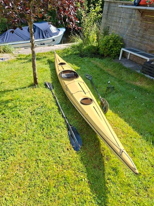 Te koop: Gans Grandi Toerkajak – soepel varen, extra uitg, Watersport en Boten, Kano's, Zo goed als nieuw, Kajak, Eén persoon