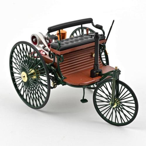 Benz Patent-Motorwagen 1886 Green 1:18, Hobby en Vrije tijd, Modelauto's | 1:18, Nieuw, Auto, Norev, Ophalen of Verzenden