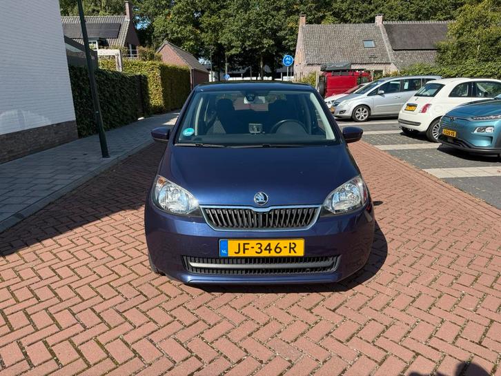 Skoda Citigo 1.0 T 44KW 3D 2016 Blauw, Auto's, Skoda, Particulier, Citigo, ABS, Airconditioning, Bluetooth, Boordcomputer, Centrale vergrendeling