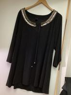 Yoek tuniek zwart met bedels/studs M, Kleding | Dames, Ophalen of Verzenden, Zo goed als nieuw