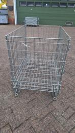 gaasbox gaaspallet palletbox metaal voorraadbox 120x80x100, Ophalen, Gebruikt, 100 cm of meer, 60 cm of meer