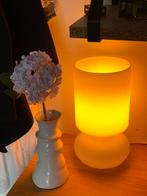 Wit vintage mushroom lampje Ikea, Huis en Inrichting, Lampen | Tafellampen, Glas, Ophalen of Verzenden, Zo goed als nieuw