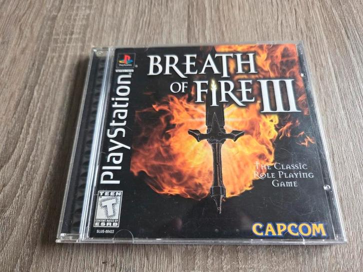 Breath of Fire III 3 ps1 ntsc compleet, Spelcomputers en Games, Games | Sony PlayStation 1, Gebruikt, Role Playing Game (Rpg)