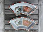 Japans porselein - twee schaaltjes in Imari-stijl / mooi, Huis en Inrichting, Keuken | Servies, Ophalen, Gebruikt, Schaal of Schalen