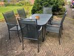 7 delige tuinset, Tuin en Terras, Tuinsets en Loungesets, Ophalen, Gebruikt, Aluminium