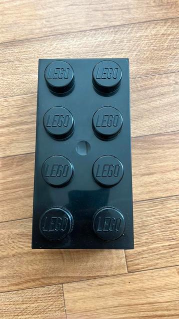 Lego Brick 8 broodtrommel, zwart beschikbaar voor biedingen