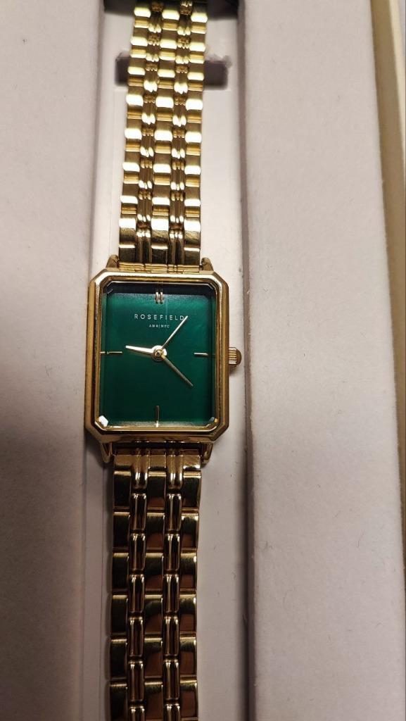 Dameshorloges Rosefield Octagon XS Emerald OEGSG‑O79, Sieraden, Tassen en Uiterlijk, Horloges | Dames, Nieuw, Polshorloge, Overige merken