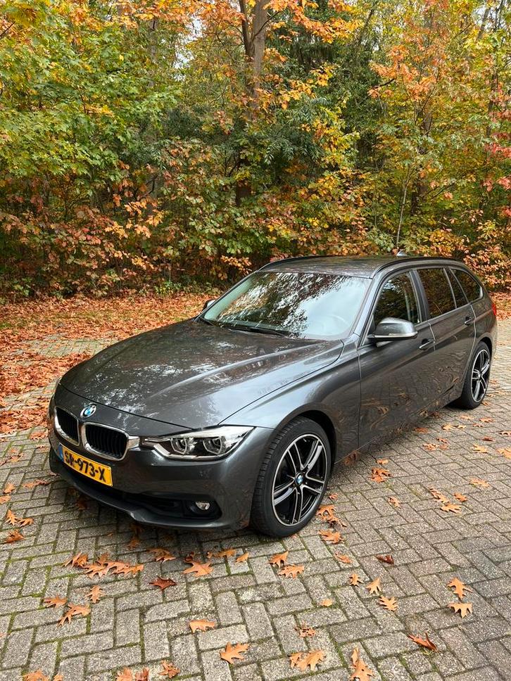 BMW 3-Serie 320i 184pk Aut 2018 Grijs, Auto's, BMW, Particulier, 3-Serie, ABS, Airbags, Airconditioning, Alarm, Apple Carplay