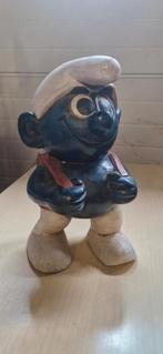 mooie grote vintage smurf van hout, Verzamelen, Ophalen, Huis en Inrichting