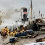 De Boompjes te Rotterdam!Door August W. Van Voorden., Ophalen, Geschiedenis