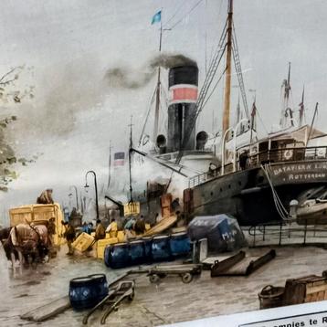 De Boompjes te Rotterdam!Door August W. Van Voorden. beschikbaar voor biedingen