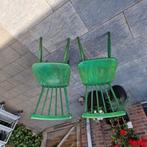 2 vintage stoelen, Ophalen, Gebruikt, Hout, Twee