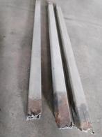 2 stalen kokers 60x60x,6 mm lengte 1,34 mm, Ophalen, Gebruikt