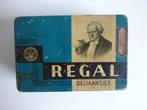 Mid century sigarenblik van Regal Deliaantjes, Verzamelen, Ophalen of Verzenden, Gebruikt, Overige, Overige merken