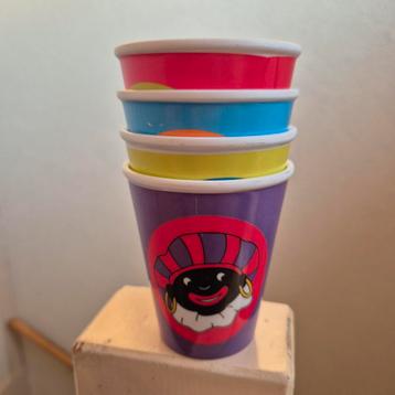 Zwarte Piet Bekers - Set van 4 beschikbaar voor biedingen