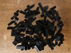 Lot LEGO - 150 zwarte plates in diverse afmetingen, Ophalen of Verzenden, Gebruikt, Losse stenen, Lego