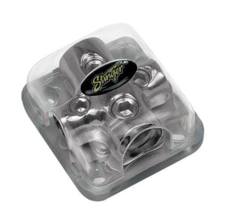 Stinger Electronics SPD515 distributieblok 1/0 Ga -> 3x 4 Ga, Auto diversen, Autospeakers, Nieuw, Verzenden