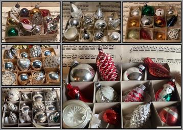 Actie op oude kerstbal verzameldozen bij Puurnostalgie beschikbaar voor biedingen