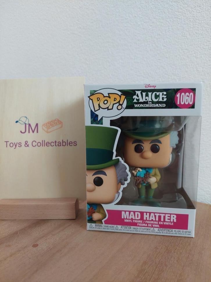 Funko POP! Alice in Wonderland #1060 Mad Hatter, Verzamelen, Poppetjes en Figuurtjes, Nieuw, Ophalen of Verzenden