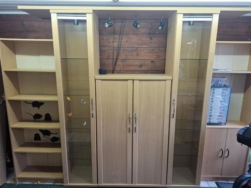 Beuken wandkast zonder boekenkasten, Sport en Fitness, Sauna, Zo goed als nieuw, Ophalen of Verzenden