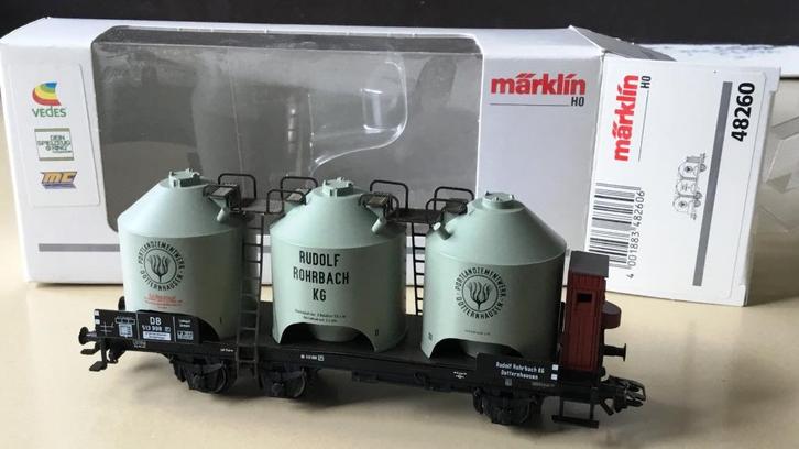 MäRKLIN H0 # 48260.2001701 SILOWAGEN "Rudolf Rohrbach KG",, Hobby en Vrije tijd, Modeltreinen | H0, Nieuw, Wagon, Wisselstroom