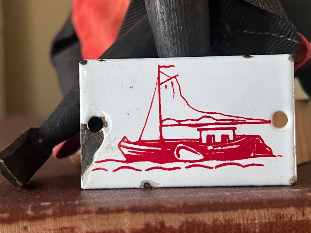 OUD EMAILLE BORDJE LAGERE SCHOOL, Ophalen of Verzenden