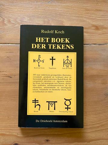 Het boek der tekens - Rudolf Koch beschikbaar voor biedingen