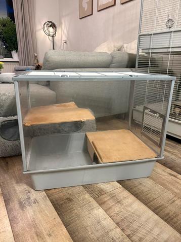 Rattenkooi knaagdieren kooi plexiglas beschikbaar voor biedingen