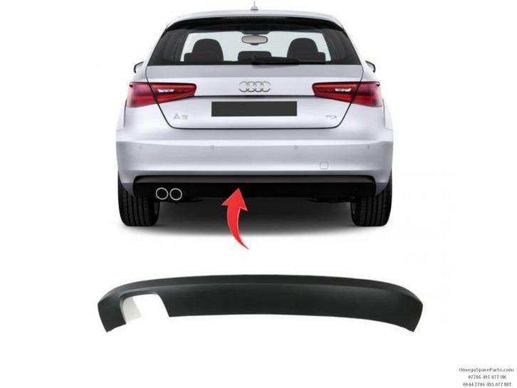 AUDI A3 8V 3 drs onderspoiler 8V3807521B bj 2013-2016, Auto-onderdelen, Carrosserie en Plaatwerk, Bumper, Audi, Voor, Achter, Links
