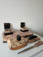 Antiek marmeren inkstel, Antiek en Kunst, Curiosa en Brocante, Ophalen of Verzenden