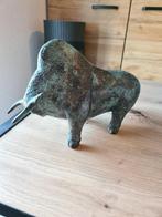 Bronzen beeld / sculptuur Bizon/Buffel - 25cm, Ophalen of Verzenden, Brons