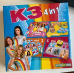 K3 4 in 1 Bordspel, Drie of vier spelers, Ophalen of Verzenden, Zo goed als nieuw