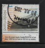 ‹(•¿•)› nl j0227 station met randstuk, Verzenden, Na 1940, Gestempeld