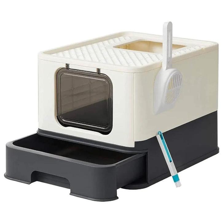 Nieuw. Feandrea Kattenbak met deksel, uitschuifbare lade, Dieren en Toebehoren, Kattenbakken, Nieuw, Ophalen of Verzenden