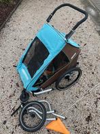 croozer fietskar/wandelkar 2 kinderen met vering, Fietsen en Brommers, Fietsaccessoires | Aanhangers en Karren, Ophalen, Gebruikt