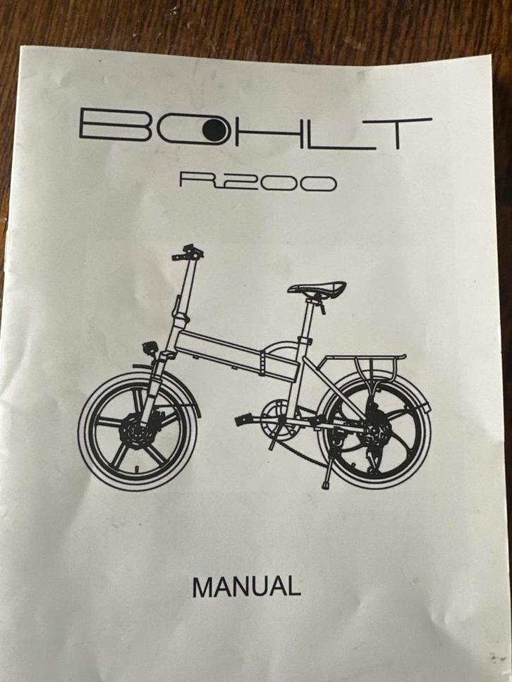 Bohlt R200 Elektrische Vouwfiets - Zo Goed Als Nieuw!, Fietsen en Brommers, Elektrische fietsen, Zo goed als nieuw, Overige merken