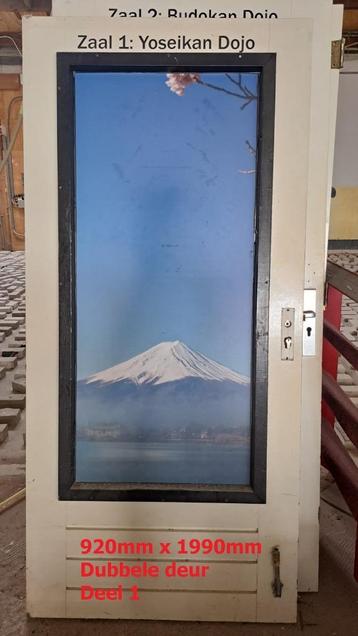 Dubbele deuren / Hardhouten deuren / opdekdeur /  beschikbaar voor biedingen