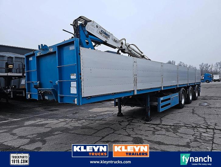 KWB P-483 STENENTRAILER kennis 14 tm, Auto's, Vrachtwagens, Bedrijf, Te koop, ABS, Lichtmetalen velgen, Aanhangers en Opleggers