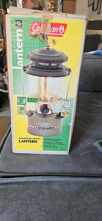 Coleman benzine lantaarn te koop beschikbaar voor biedingen