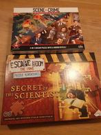 Secret of the Scientist + The disappearance of an artist, Hobby en Vrije tijd, Gezelschapsspellen | Bordspellen, Zo goed als nieuw