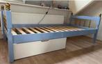 Eenpersoonsbed, Kinderen en Baby's, Kinderkamer | Bedden, Ophalen, 85 tot 100 cm, Zo goed als nieuw, Lattenbodem