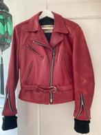 Rood Vintage Leren Jack - Scott - maat 38, Kleding | Dames, Jassen | Zomer, Maat 38/40 (M), Ophalen of Verzenden, Gedragen, Scott